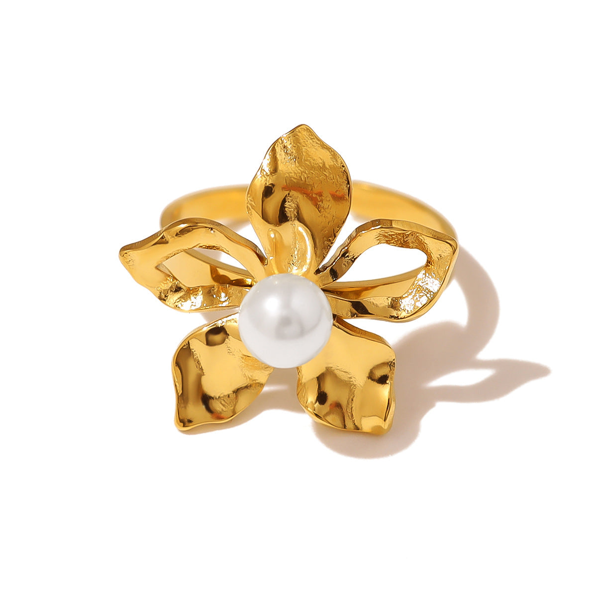 Pearl Fleur Ring